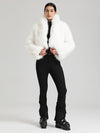 Women's Glacier Vogue Ski Jumpsuit & Faux Fluffy Fur Delish Jacket
