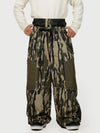 Men's Wild Motion Multi Pocket Reflective Colorblock Super Baggy Snow Pants