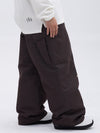Women's Double Knee Mountain Freestyle Baggy Camo Snow Pants