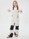 Girls Mountain Trek Light Reflective Knee Guard Waterproof Insulated Snow Bib Pants