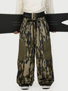 Men's Wild Motion Multi Pocket Reflective Colorblock Super Baggy Snow Pants