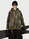 Women's Park Rider Freestyle Snow Hoodie – 2-in-1 Layered Style with Contrast Sleeves