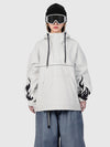 Women's Furious Flame Embroidery Reflective Line Freestyle Pullover Snow Hoodie