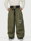 Men's Camden Punk Rivet Street Utility Cargo Snow Pants – Baggy Freestyle Fit
