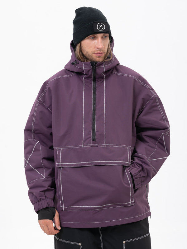 Men's All Season Mountain Vibe Streetstorm Pullover Snowboard Jacket