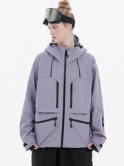 Women's Durable Steeze HypeShred Baggy Utility Cargo Snow Jacket