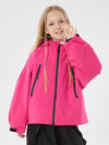 Girls Snow Hopper Bunny Ear Hooded Waterproof Thermal Snow Jacket