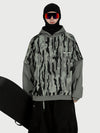 Men's Park Rider Freestyle Snow Hoodie – 2-in-1 Layered Style with Contrast Sleeves
