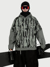 Men's Park Rider Freestyle Snow Hoodie – 2-in-1 Layered Style with Contrast Sleeves
