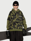 Women's Park Rider Freestyle Snow Hoodie – 2-in-1 Layered Style with Contrast Sleeves