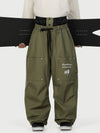 Men's Camden Punk Rivet Street Utility Cargo Snow Pants – Baggy Freestyle Fit