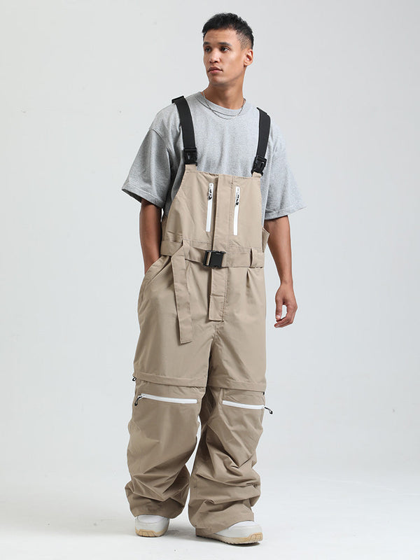 Men's Gsou Snow Mountain Chill Freestyle Baggy Snowboard Bibs
