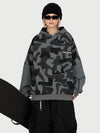 Women's Park Rider Freestyle Snow Hoodie – 2-in-1 Layered Style with Contrast Sleeves