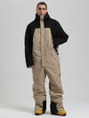 Men's Backcountry Explorer One Piece Cargo Ski Suits Full Body Snowsuits