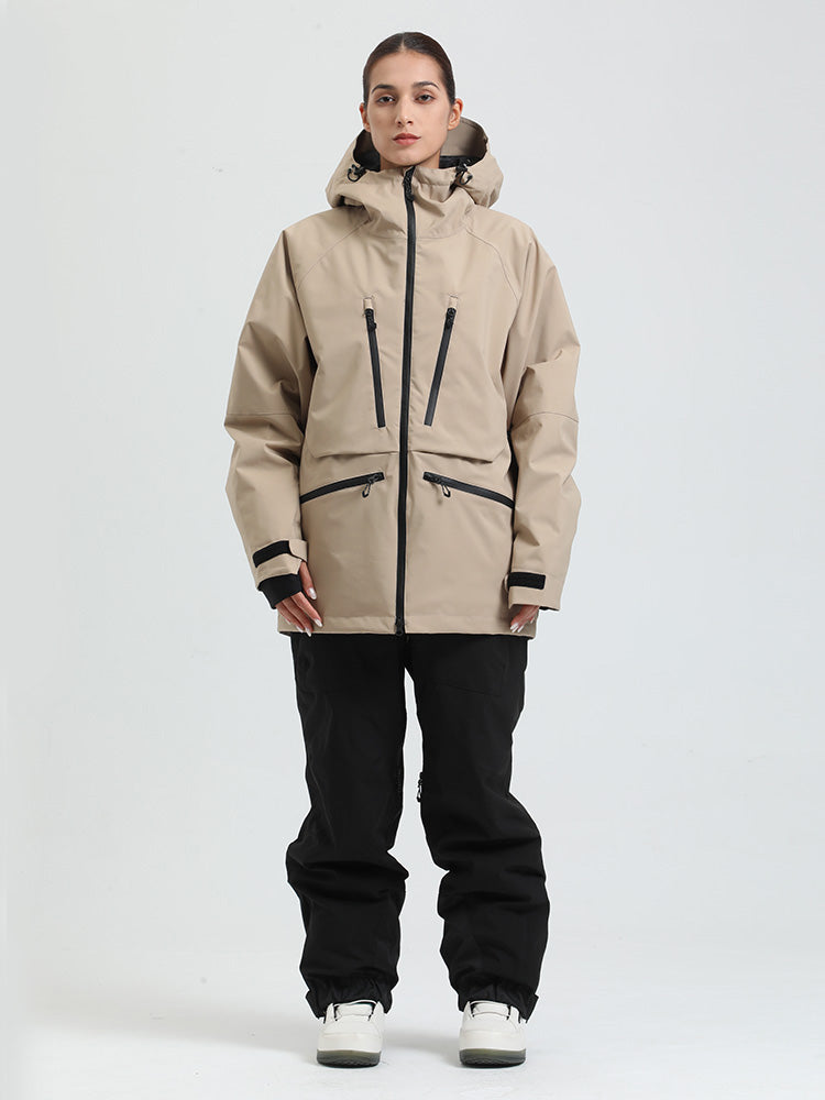 Women's Gsou Snow Durable Mountain Pro All Function Cargo Snow Suit ...