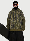 Men's Park Rider Freestyle Snow Hoodie – 2-in-1 Layered Style with Contrast Sleeves