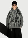 Women's Park Rider Freestyle Snow Hoodie – 2-in-1 Layered Style with Contrast Sleeves