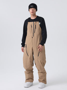 Men's Searipe Durable Mountain Rider All-Terrain Overall Snowboard Pants
