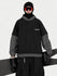 Men's Park Rider Freestyle Snow Hoodie – 2-in-1 Layered Style with Contrast Sleeves
