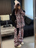 Women's First Encounter Blizzard Babe Leopard Pink Baggy Snow Suit