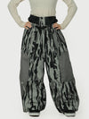 Women's Wild Motion Multi Pocket Reflective Colorblock Super Baggy Snow Pants