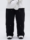 Women's Double Knee Mountain Freestyle Baggy Camo Snow Pants