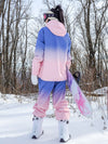 Women's Colorful Neon Winter Fun Mountain Snowboard Suits