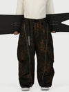 Men's Wild Motion Reflective Cargo Pockets Extra Baggy Snow Pants