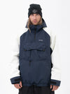 Men's Mountain Freestyle Cargo Pocket Bomber Camo Snowboard Jacket