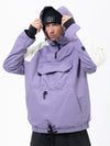 Men's Mountain Freestyle Cargo Pocket Bomber Camo Snowboard Jacket