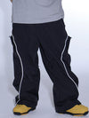 Women's Gsou Snow Luminous Edge Reflective Cargo Baggy Snow Pants