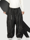 Men's Wild Motion Reflective Cargo Pockets Extra Baggy Snow Pants