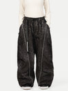 Women's Wild Motion Reflective Cargo Pockets Extra Baggy Snow Pants