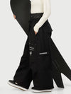 Women's Camden Punk Rivet Street Utility Cargo Snow Pants – Baggy Freestyle Fit