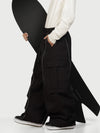 Men's Wild Motion Reflective Cargo Pockets Extra Baggy Snow Pants