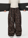 Women's Wild Motion Reflective Cargo Pockets Extra Baggy Snow Pants