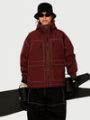 Women's UrbanCraft Street Utility Freestyle Snow Jacket – Reflective Hood & Workwear Design