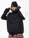 Men's Mountain Freestyle Cargo Pocket Pullover Bomber Snowboard Jacket