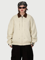 Women's Urban Steeze Workwear Lifestyle Snow Jacket with Rivet-Reinforced Panels