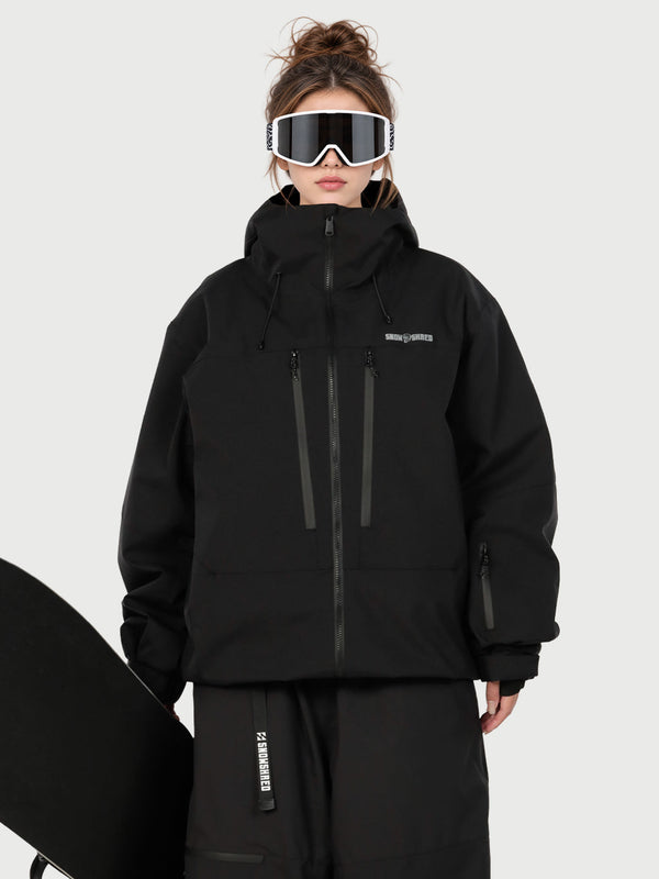 Women's Hyper Beast Durable All-Function Reflective Baggy Snow Jacket