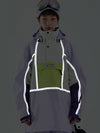 Women's Vector Unisex Reflective Colorful Winter Anorak Snow Jacket