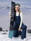 Women's PowderQueen Snow Adventure Bibs Denim Snow Pants