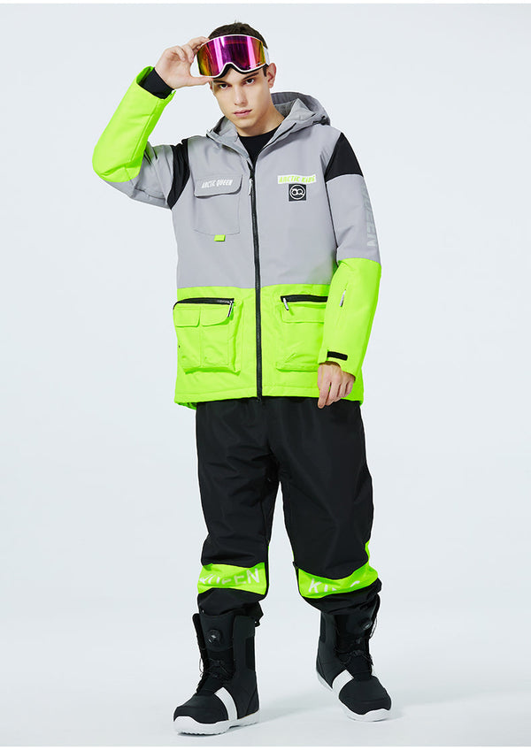Men's Arctic Queen Winter Spot Snow Jacket & Pants Sets