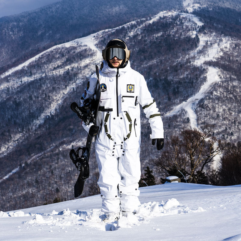 Men's PINGUP Nasa Space Station One Piece Snowboard Suits | Snowverb ...