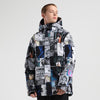 Men's SMN Winter Mountain Snow Shred Freestyle Ski Snowboard Jacket