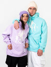 Men's Snowall Unisex Mountain Snowscape Water Resistant Hoodie