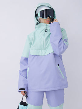 Women's Snowverb Alpine Ranger Colorblock Anorak Snow Jacket