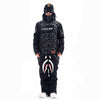 Men's PINGUP P-40 Fighter & Shark Conjoined One Piece Snowboard Jumpsuit