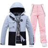 Women's Colorblock All Weather Outdoor Snow Jacket & Pants Set