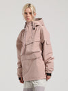 Women's Gsou Snow Winter Action Anorak Cargo Snowboard Jacket